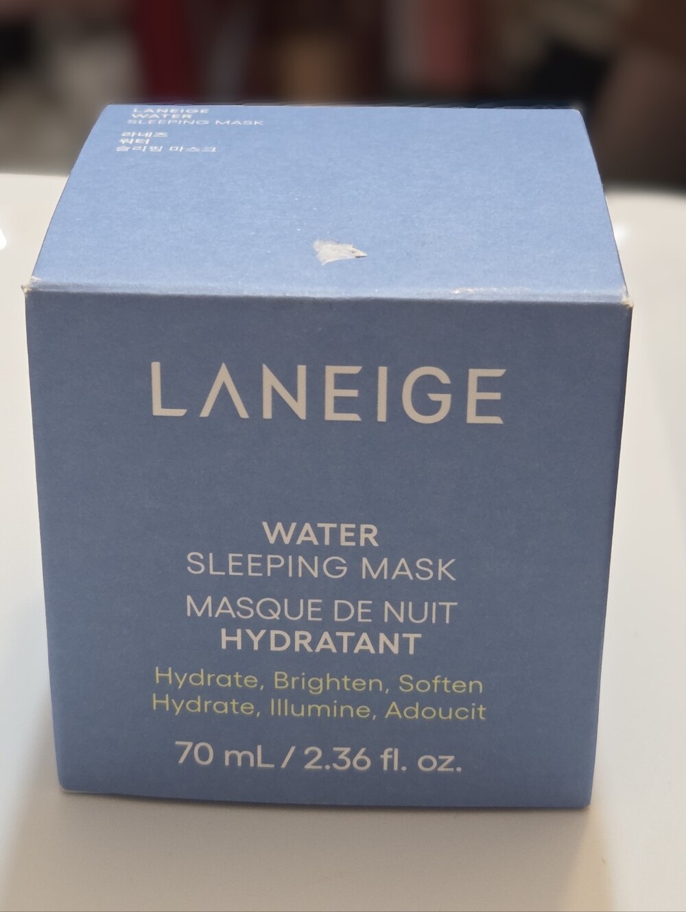 LANEIGE Water Sleeping Mask-Hydrate, Brighten, Soften w/ Squalane & Niacinimide